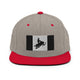 Black Sled Flag Snapback Hat
