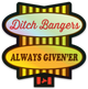 3X3" Ditch Bangers® Always Given'er Hologram Sticker