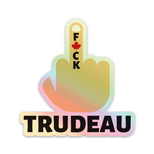 3X3" Trudeau Is #1 Hologram Sticker