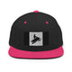 Black Sled Flag Snapback Hat