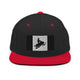 Black Sled Flag Snapback Hat