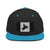 Black Sled Flag Snapback Hat