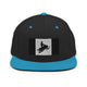 Black Sled Flag Snapback Hat