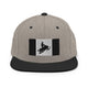 Black Sled Flag Snapback Hat