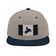 Black Sled Flag Snapback Hat