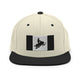 Black Sled Flag Snapback Hat