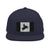 Black Sled Flag Snapback Hat