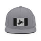 Black Sled Flag Snapback Hat